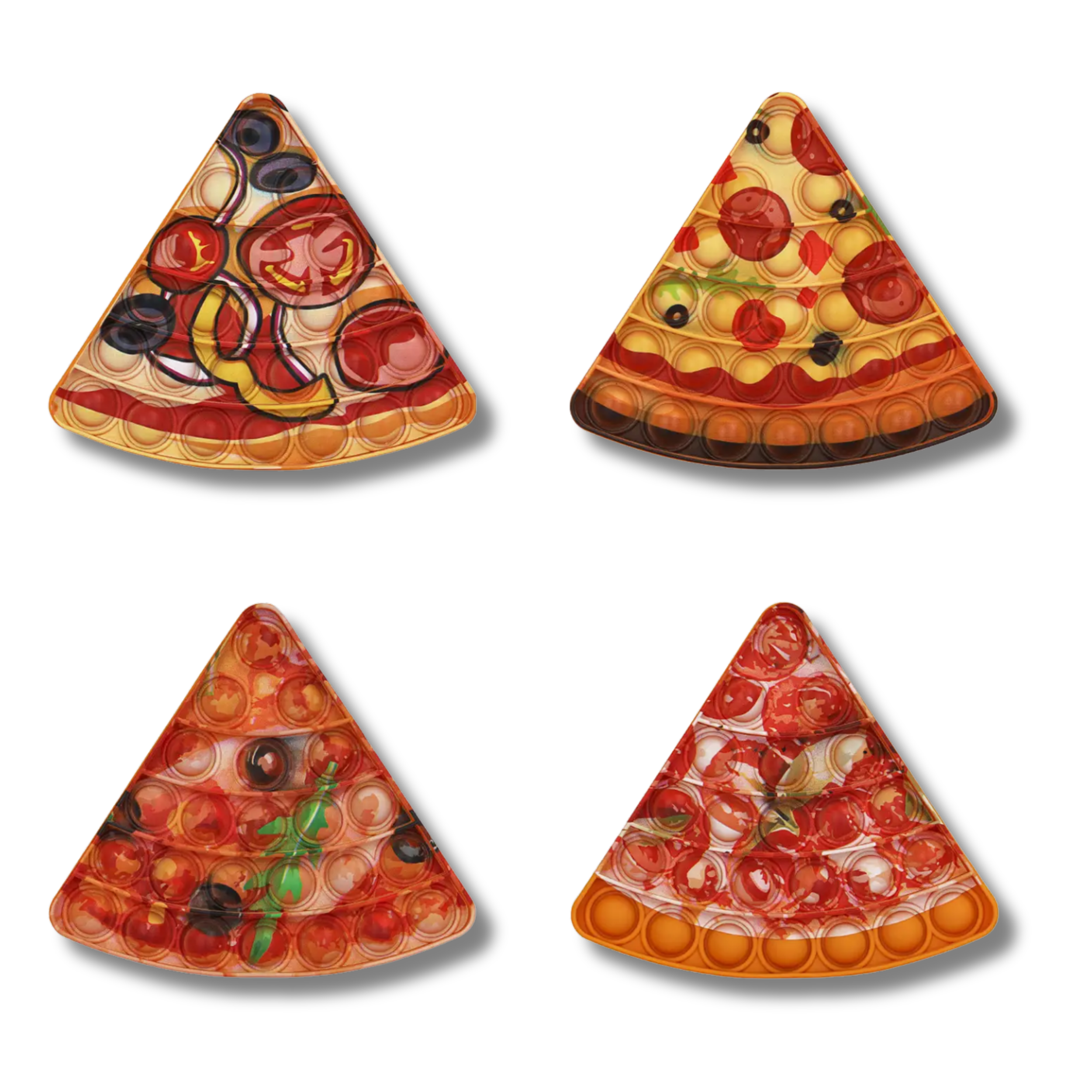 JSBlueRidge Toys - Wholesale Fidget Toy - Kids - Pizza Pop It Stress Relief Fidget Kids Toy4