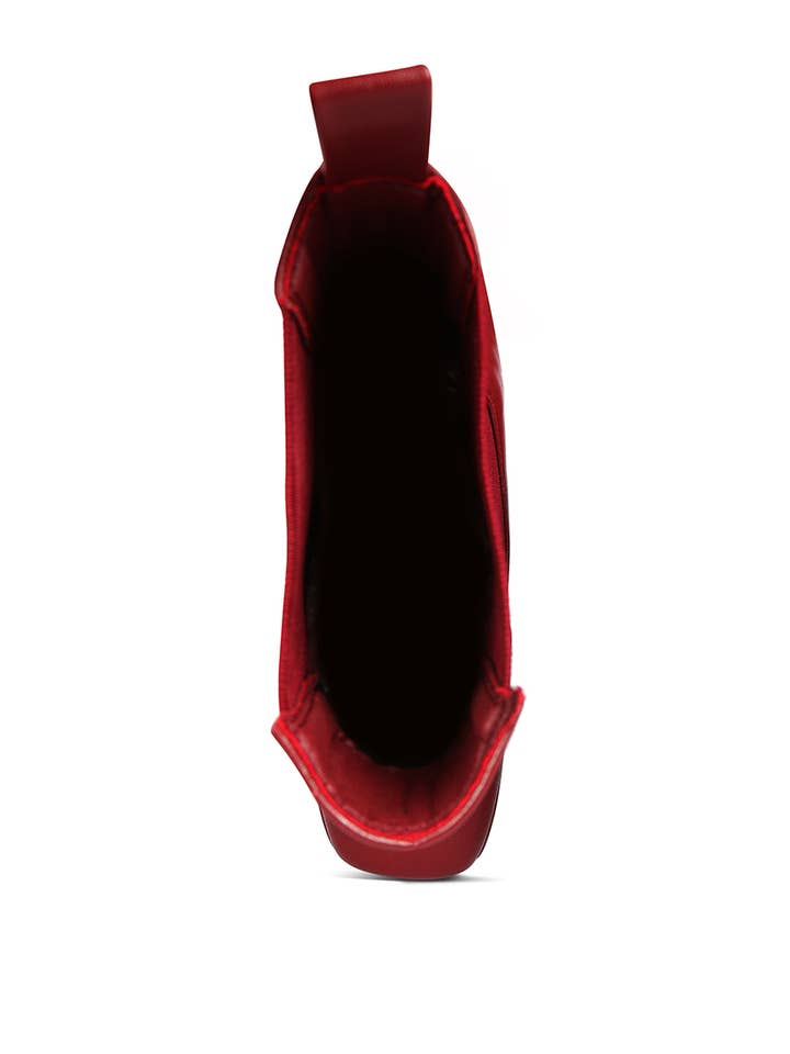 Rag Company - Wholesale Chelsea Boots - Women's - Frosty High Platform Block Heeled Chelsea Boot15