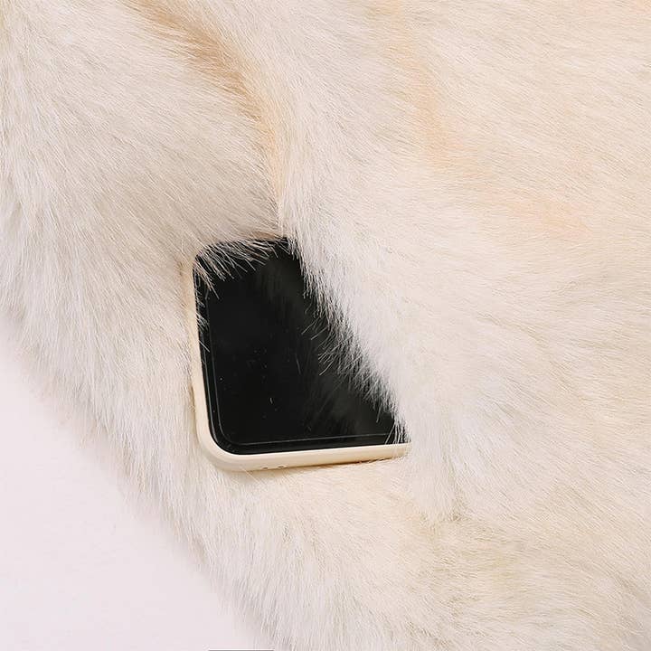 Rosa Clothing - Wholesale Fur/Faux Fur Coat - Women's - Zariah oversized lapel Fluffy faux long fur coat11