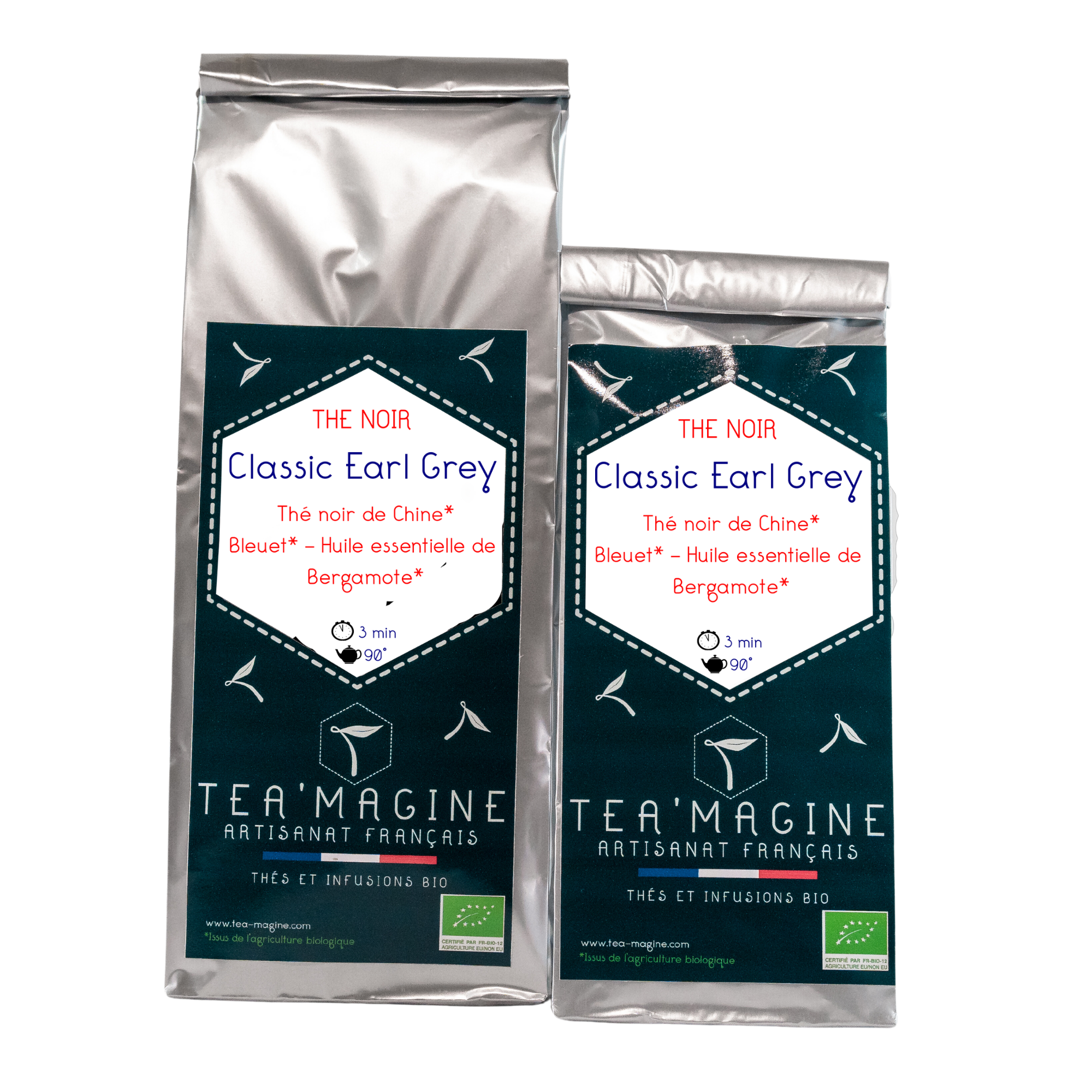 Tea’magine – Chá de saúde/Detox por atacado – Chá preto clássico Earl Grey BIO com bergamota0