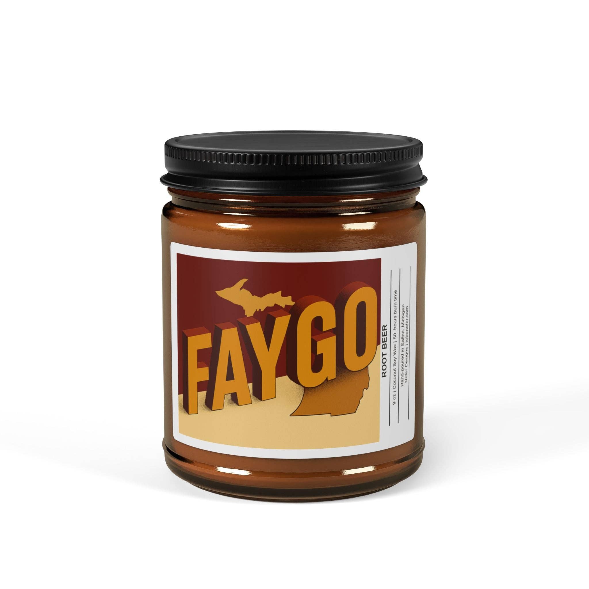 Nefer Designer Candles & Home Decor - Wholesale Jar/Filled Candle - Pop Culture in a Jar – Detroit Drafts: Faygo & Vernors Candle (Studio Shift)16