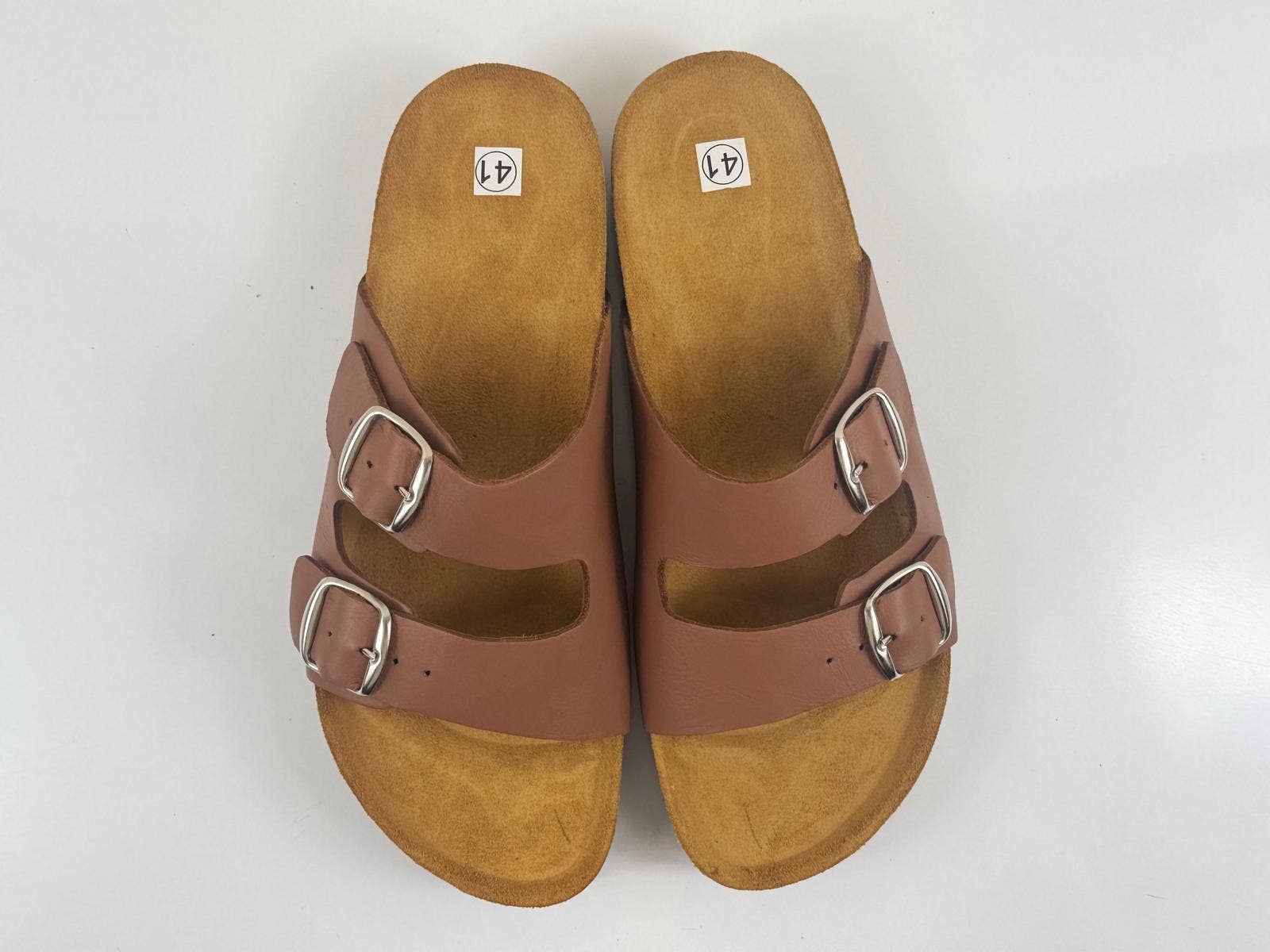 HandmadeBestSeller - Wholesale Sandals - Women's - Leather Buckle Sandals – Handmade Comfort Slides