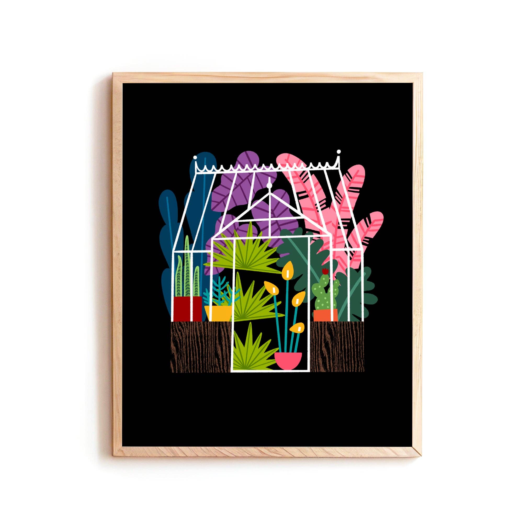 Hideaway House Studio - Wholesale Art Print - Greenhouse Print