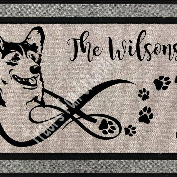 Corgi Door Mat for wholesale by Traci's Fun Creations