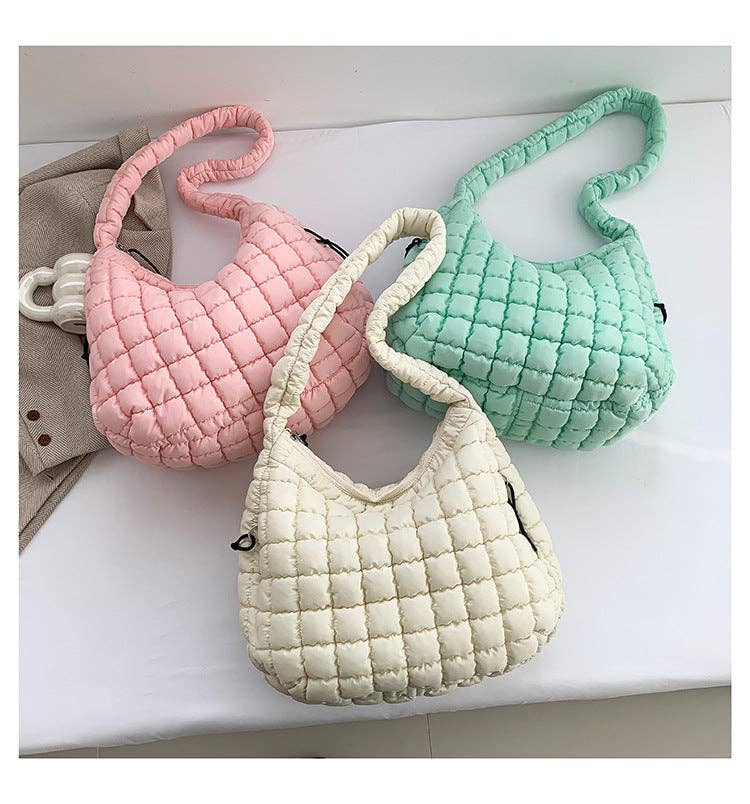 Dipped Shop - Wholesale Shoulder Bag - Women's - Solid Color Cloud Bag Large Capacity Shoulder Bag DP610213