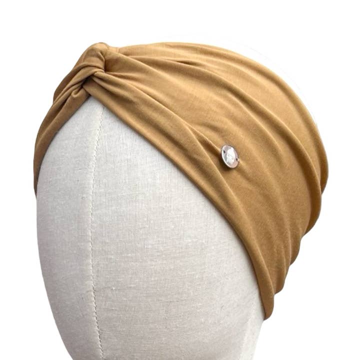 Turban Creamy Honey | Stirnband aus Bambus für den Großhandel von Mützenmafia