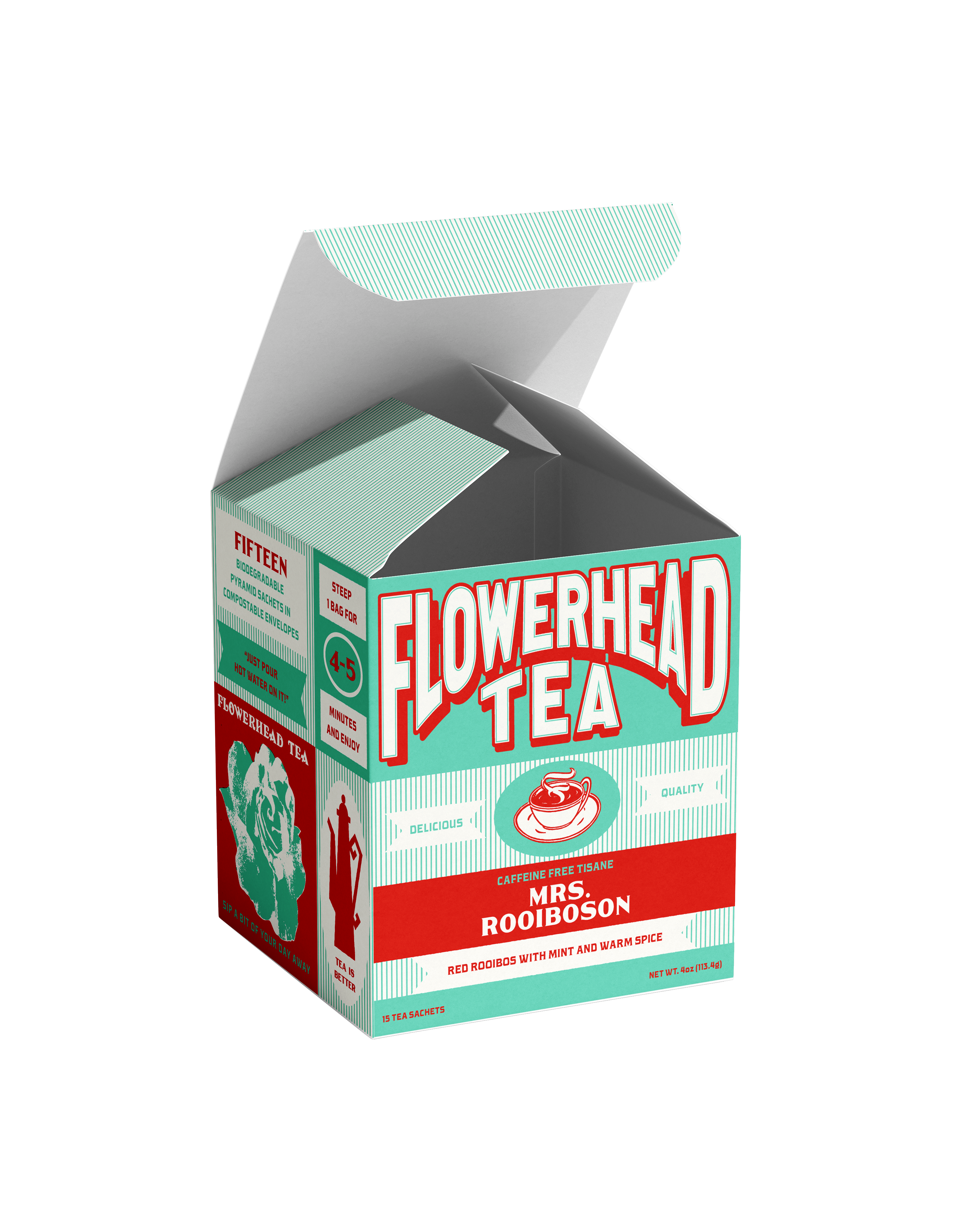 Flowerhead Tea - Wholesale Tea bags - Mrs. Rooiboson Tea Bags2