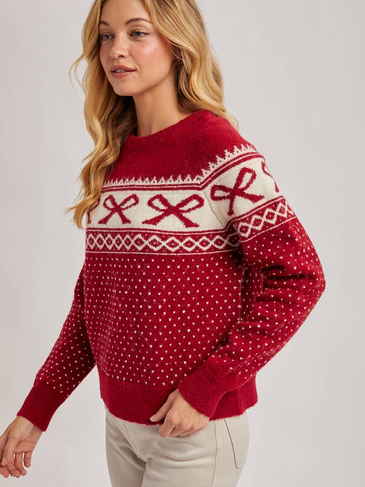 Bluivy - Wholesale Knit Sweater - Women's - FESTIVE HOLIDAY KNIT SWEATER3