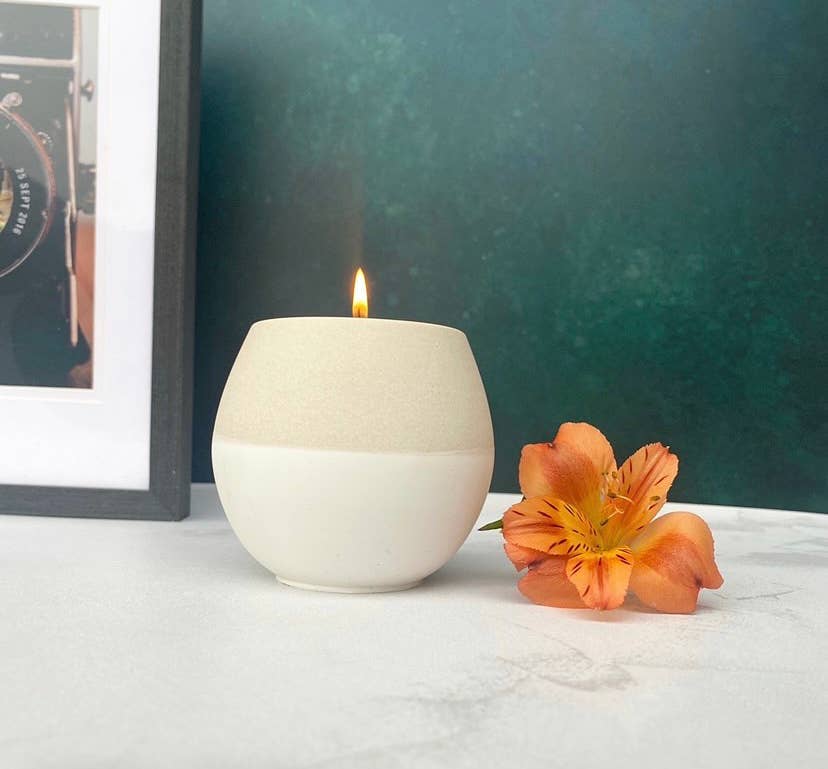 High Arte – Suporte de vela por atacado – Suporte de tealight abobadado de dois tons