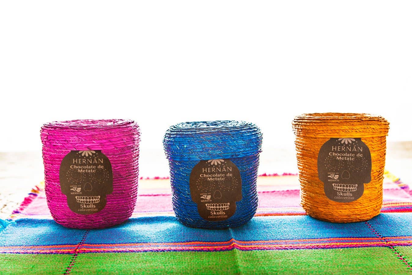  HERNÁN – Großhandel Kakao/Heiße Schokolade – Zimtschokoladen-Calaveras Schädel im Korb – 240 g8