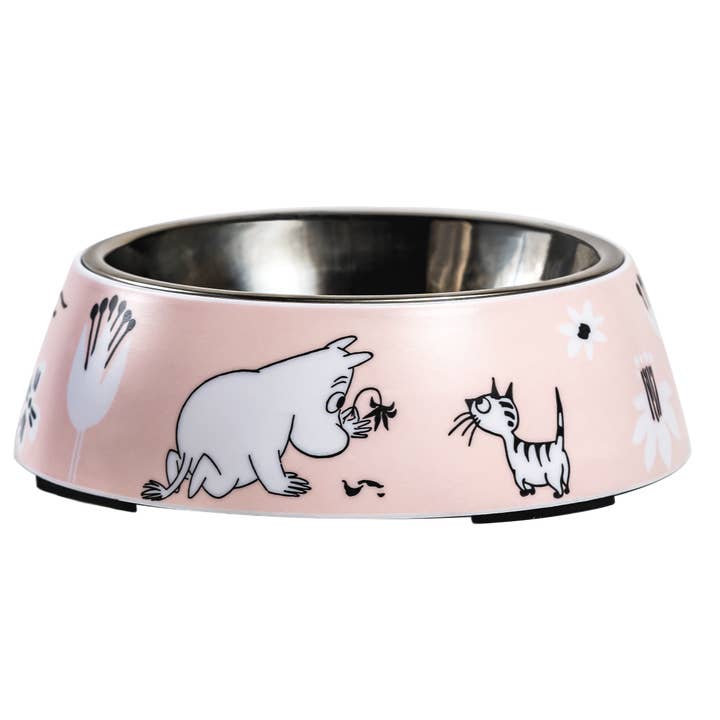 MOOMIN For Pets | Bowl | Small Pink | ⌀ 14cm x 4.5cm for wholesale by Treacle George (Muurla)