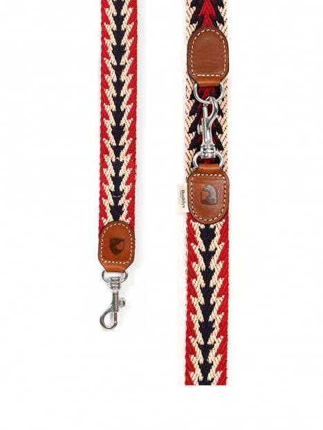 Peruanischer Pfeil Rot Verstellbare 2mt Leine für den Großhandel von Buddys dogwear Canishop