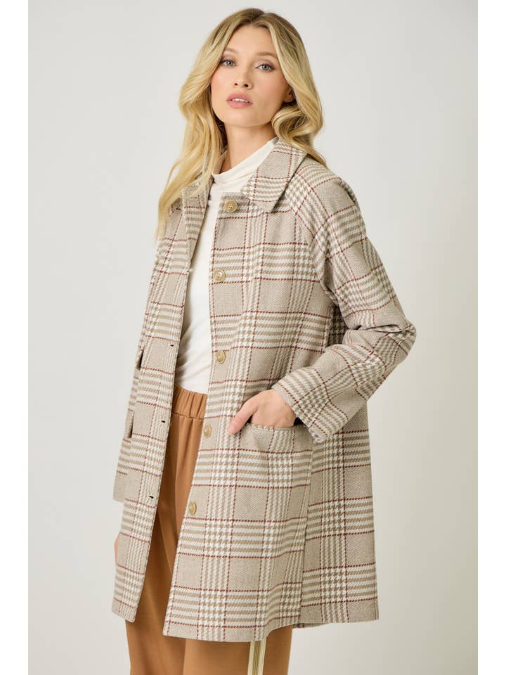 Mystree - Wholesale Coat - Women's - 61152 Single Breasted Midi Coat12