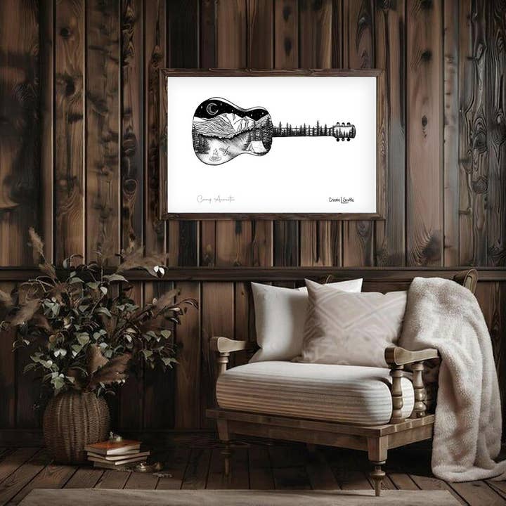 CherieSmittleArt - Wholesale Art Print - Camp Acoustic2