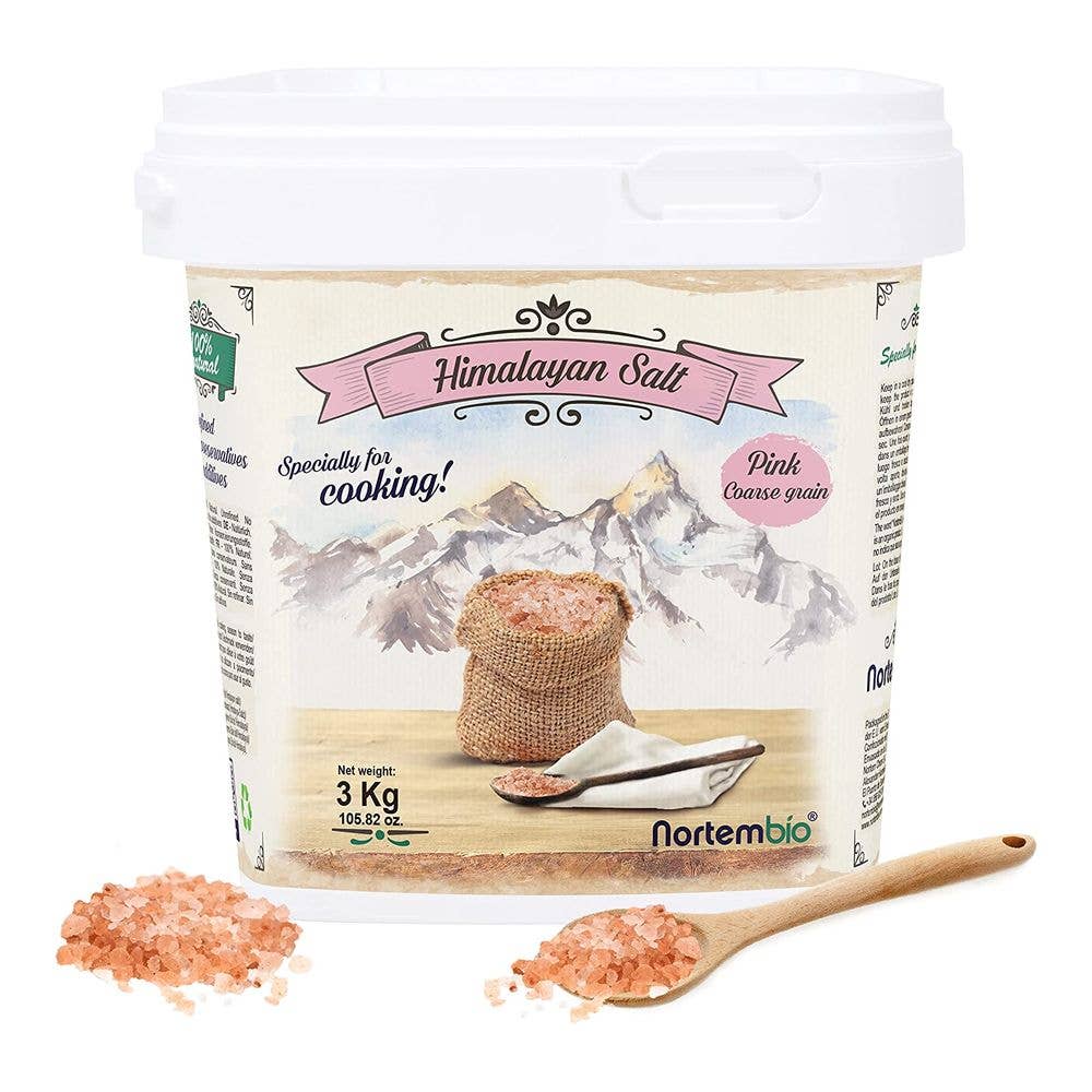 NORTEM BIOTECHNOLOGY GROUP - Wholesale Salt - Himalayan Pink Salt 3 Kg. Thick. 100% Natural0