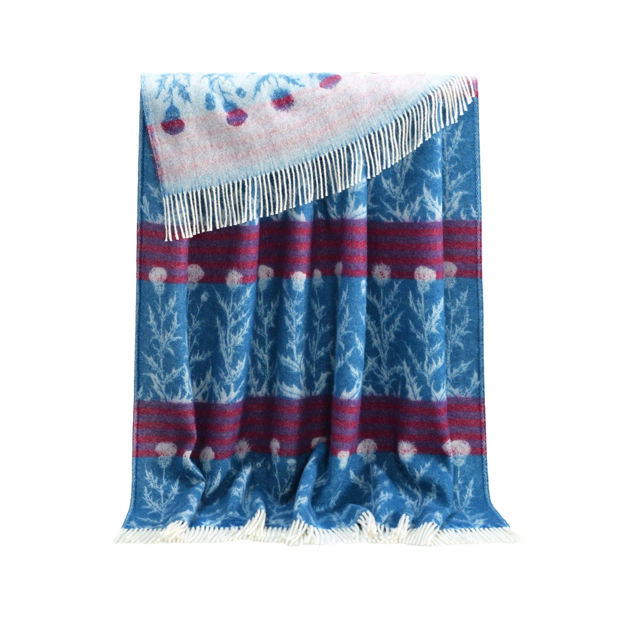 JJ Textile – wholesale Throw blanket – Thistle Wool Throw1