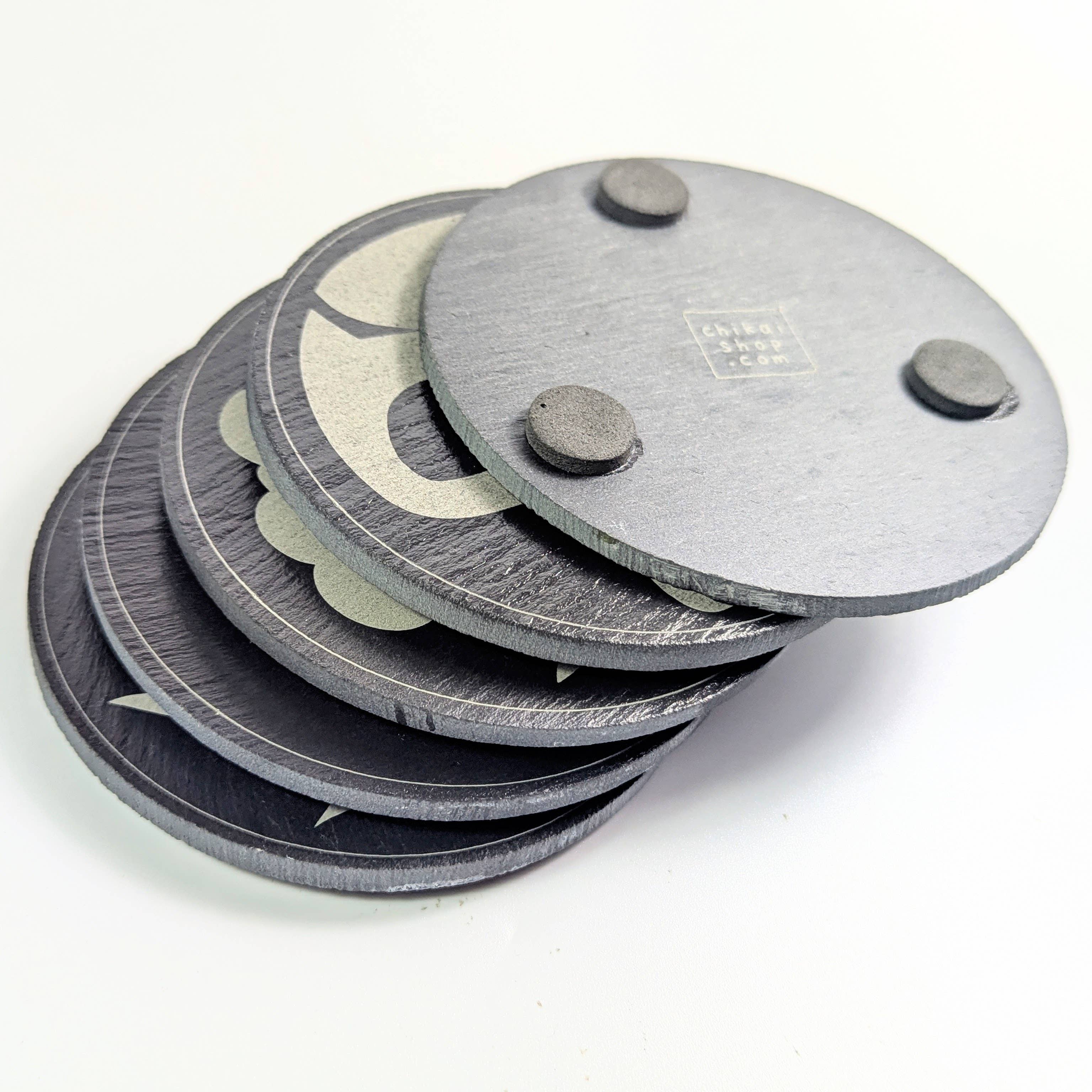 Chikai Shop – wholesale Coasters – MTG Mana coaster set of 5 in Slate, Magic: The gathering8