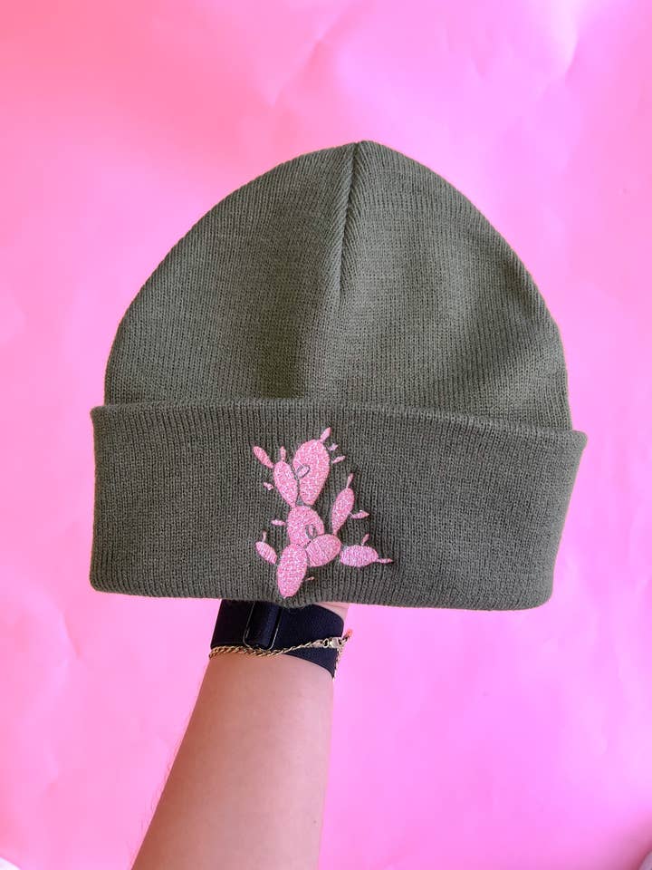 Nopal Beanie for wholesale by Jen Zeano Designs