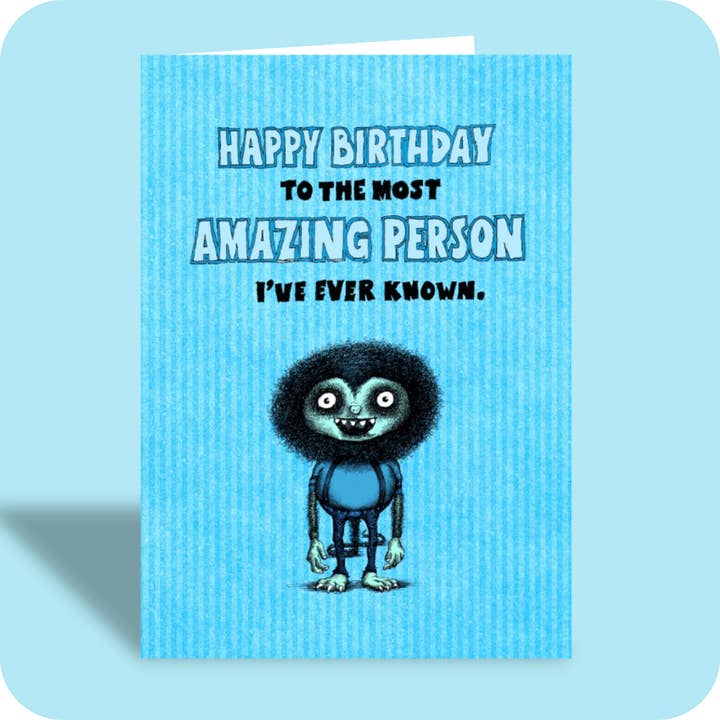 #116 – Grappige Verjaardagskaart – Meest Geweldige Persoon voor wholesale door Bald Guy Greetings