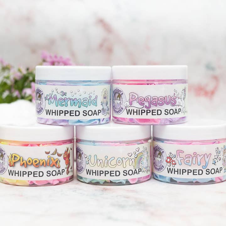 Whipped Soap for wholesale by Beglan's Cosmetics