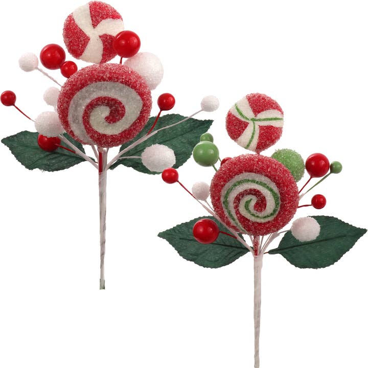 Set Of 24 Christmas Lollipop Sprays With Foliage Accents and other Purchase Wholesale lollipop decorations. Free Returns & Net 60 Terms on Faire trending on Faire.