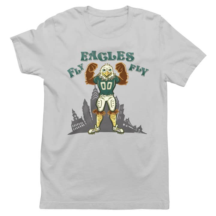 Philadelphia Swoop "Fly Eagles Fly" T-Shirt for wholesale by Lucky Mfg. Co.