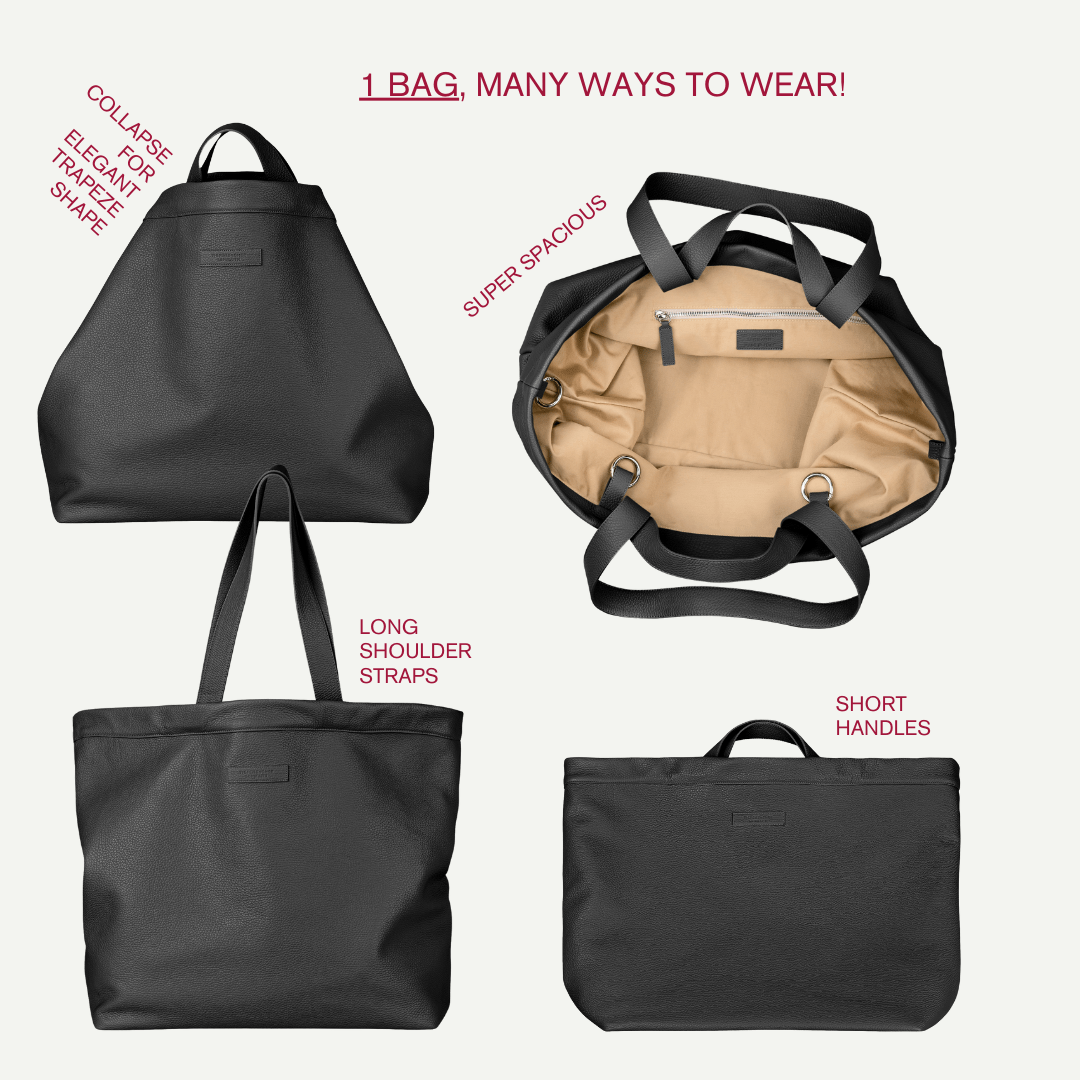 TIEFENBACHER LEHMANN - Wholesale Tote Bag - Women's - TOTE BAG maxi - black5