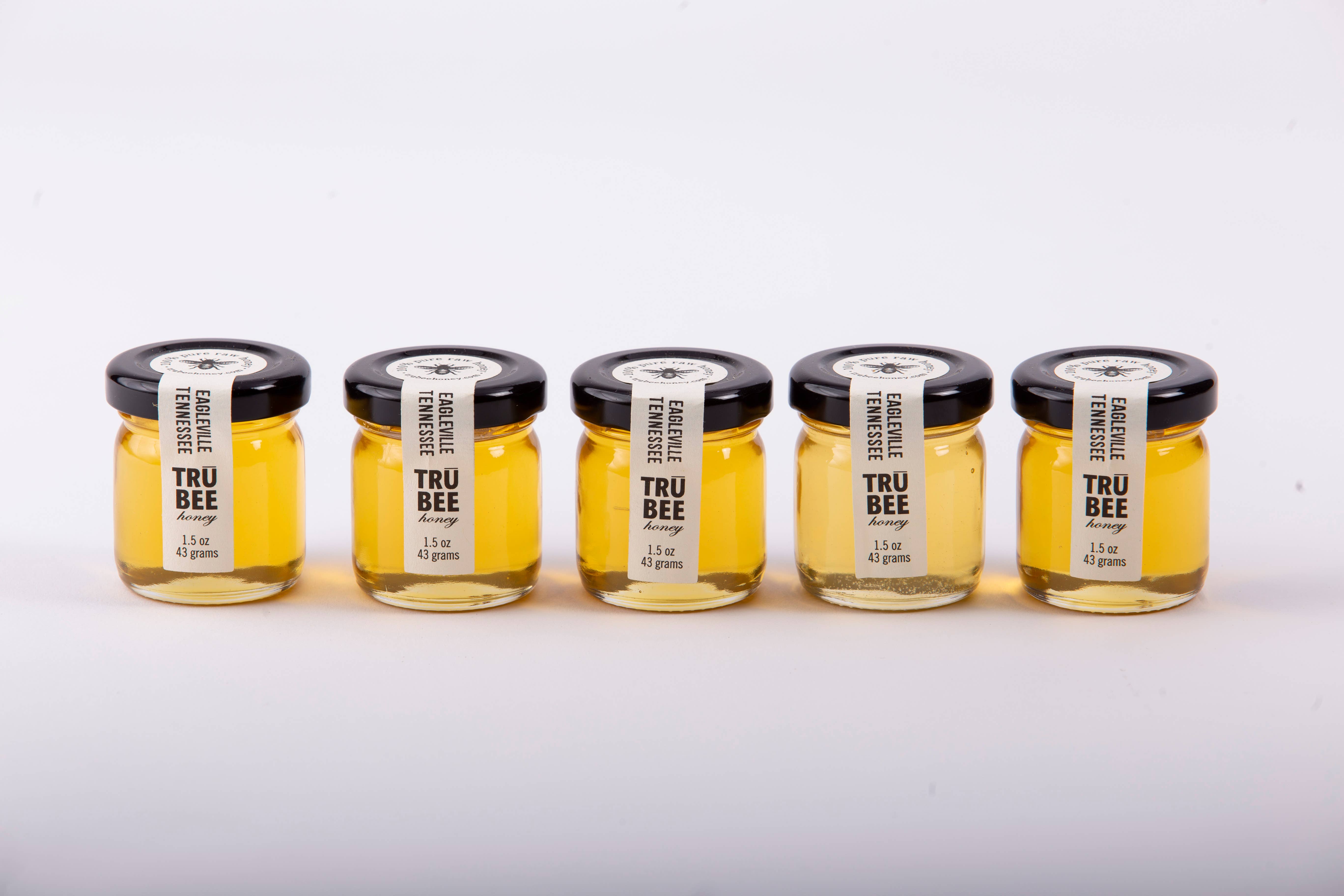 TruBee Honey - Wholesale Honey - Case of 120 Mini 1.5 oz Honey1