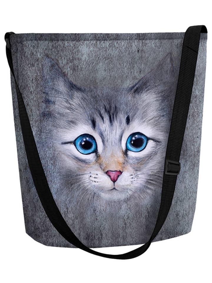 Figacat Bertoni Funky grijze vilten schoudertas voor wholesale door IngrossoBertoni by INCI Srl