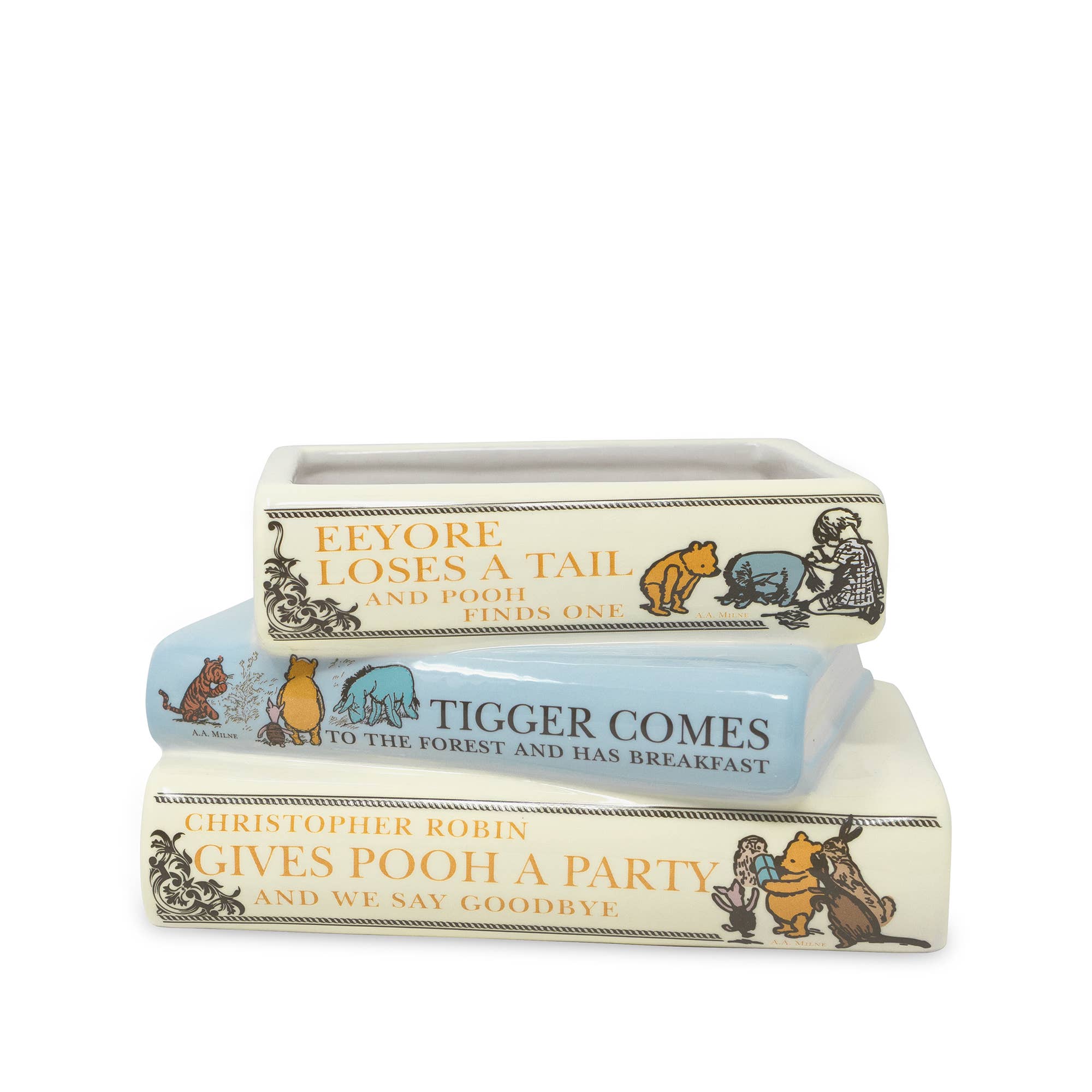 Steel Mill and Co. - Wholesale Planter Box - Stacked Book Planter, The House at Pooh Corner2