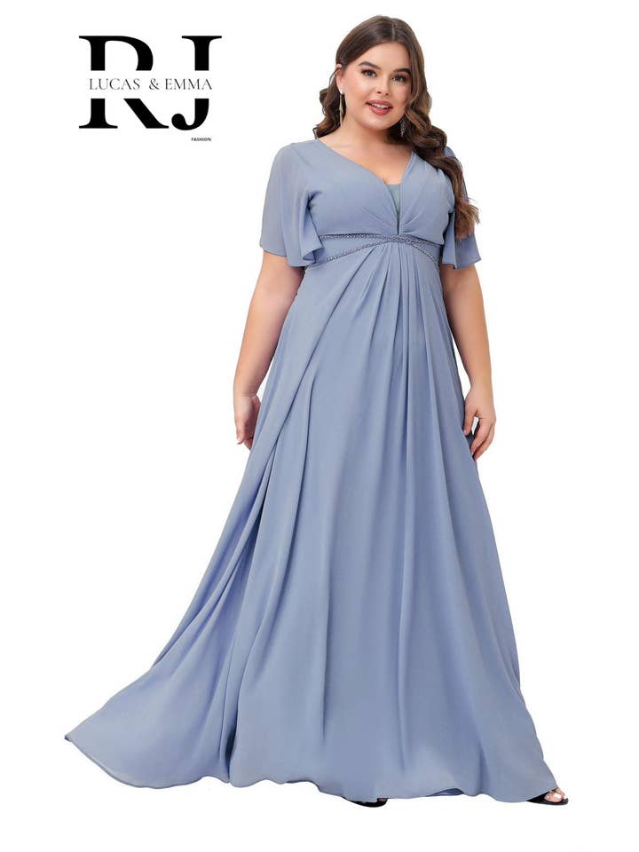 Lucas & Emma - Sarl RJ & co - Vente Robe de soirée – femme - Robe de soirée grande taille Houston 22294