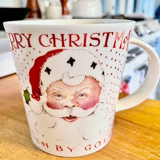 16 Oz. Santa Cup for wholesale by Susan Branch Studios