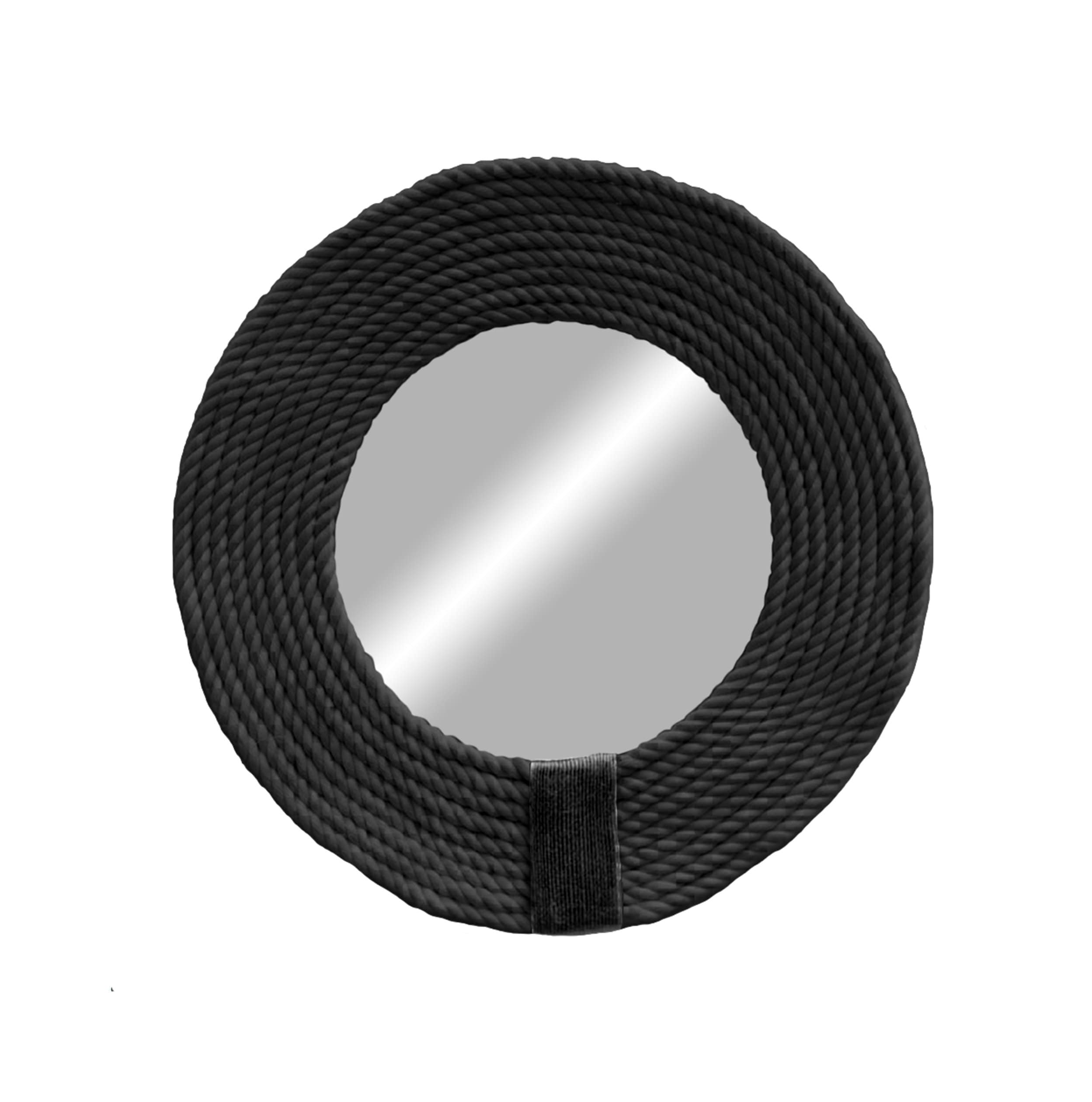Geometrik Design - Wholesale Wall Stone - Beige Round Cotton Rope Boho Mirror4