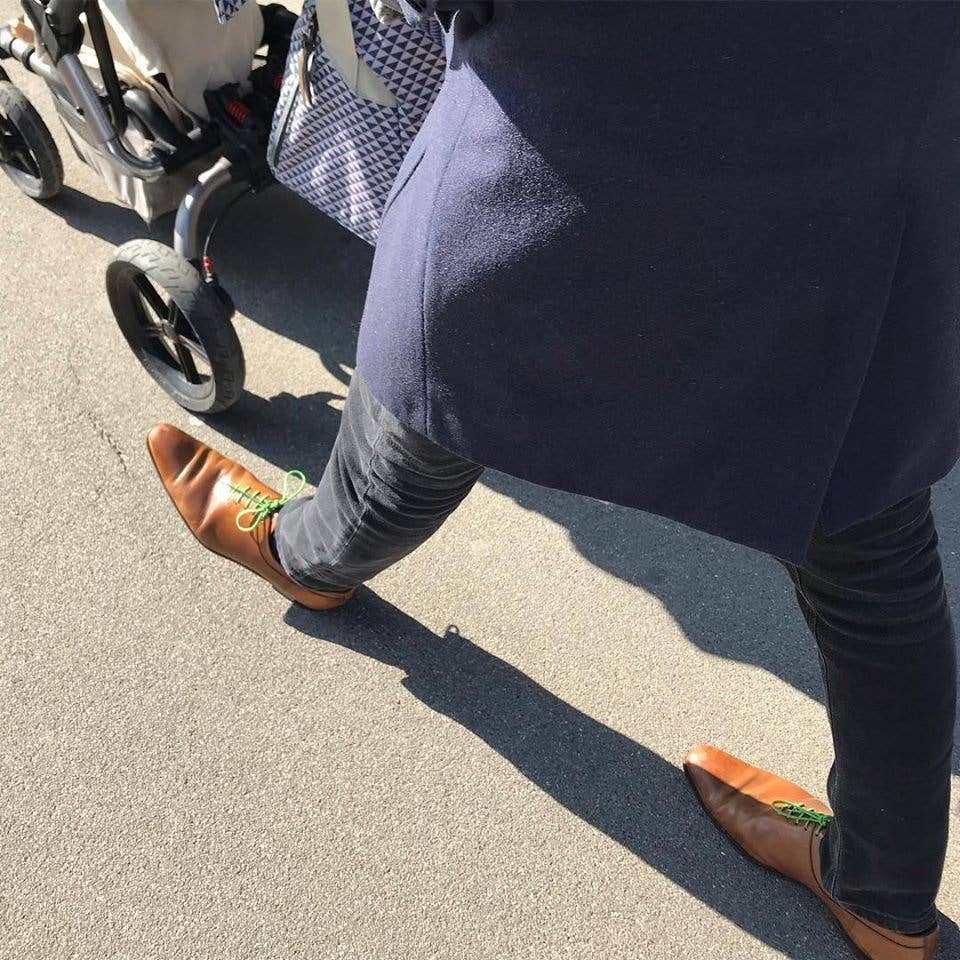 Petit détail - Wholesale Shoelaces - Unisex - Starter-pack waxed shoelaces - brown & solid - 34 pairs4