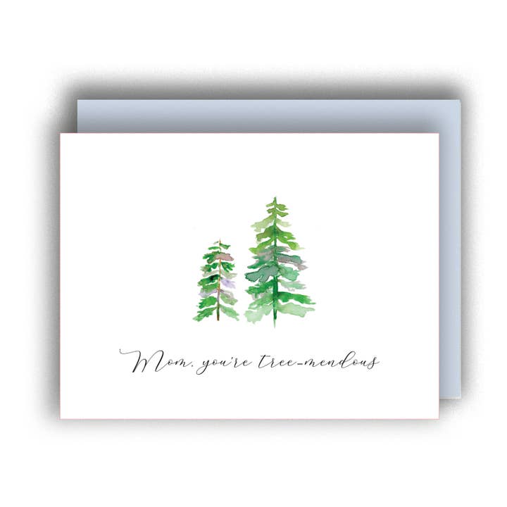 Tarjeta de felicitación Mom, You're Tree-mendous para venta al por mayor de Printed Water
