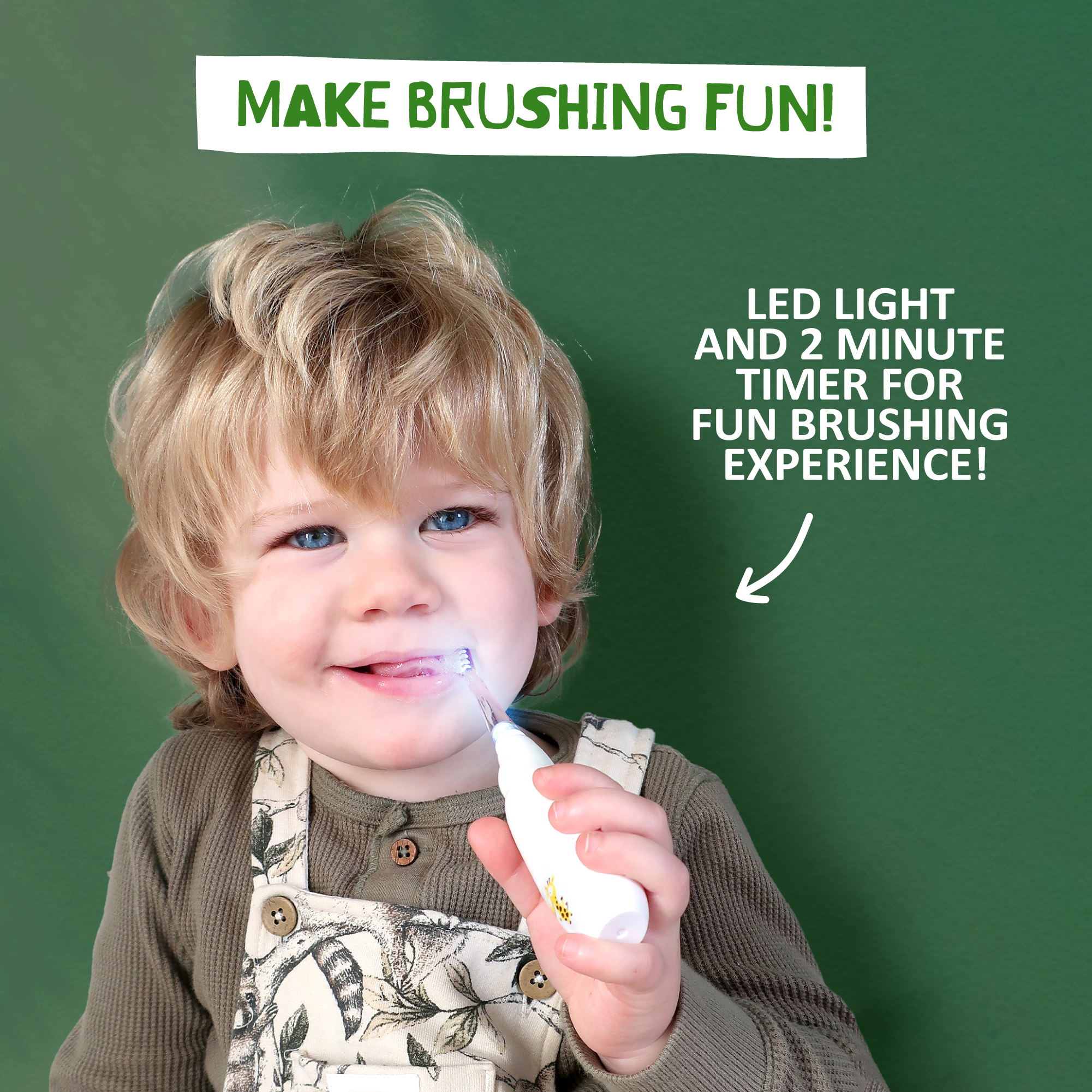 Jack N' Jill Kids & NFco - Vente Brosse à Dents - Enfant et bébé - Brosse à dents sonique Jack N'Jill Tickle Tooth (0-6 ans)3