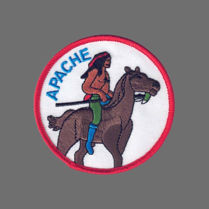 Happy Wood Products - Wholesale Patch - APACHE Native American Patch - 72012