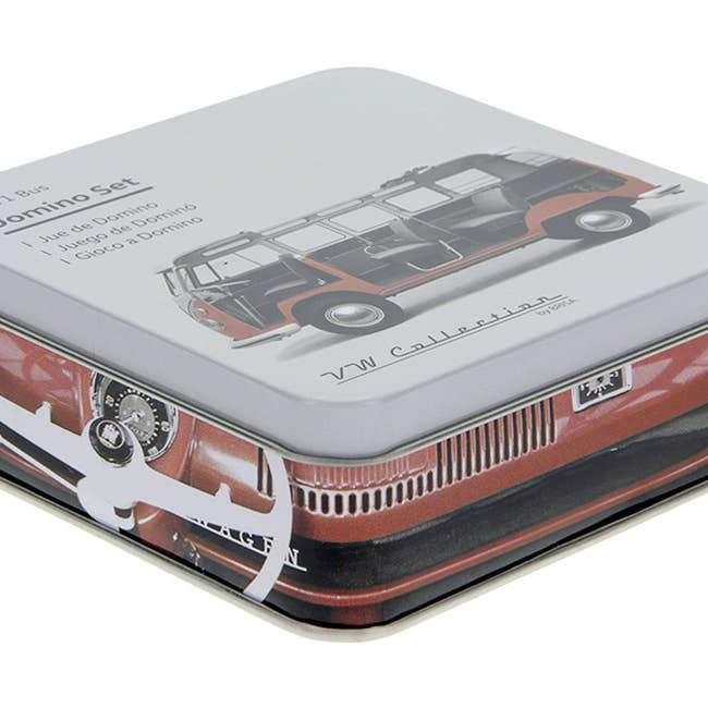 VW T1 Bus Domino Set in Tin for wholesale by VW Collection by BRISA