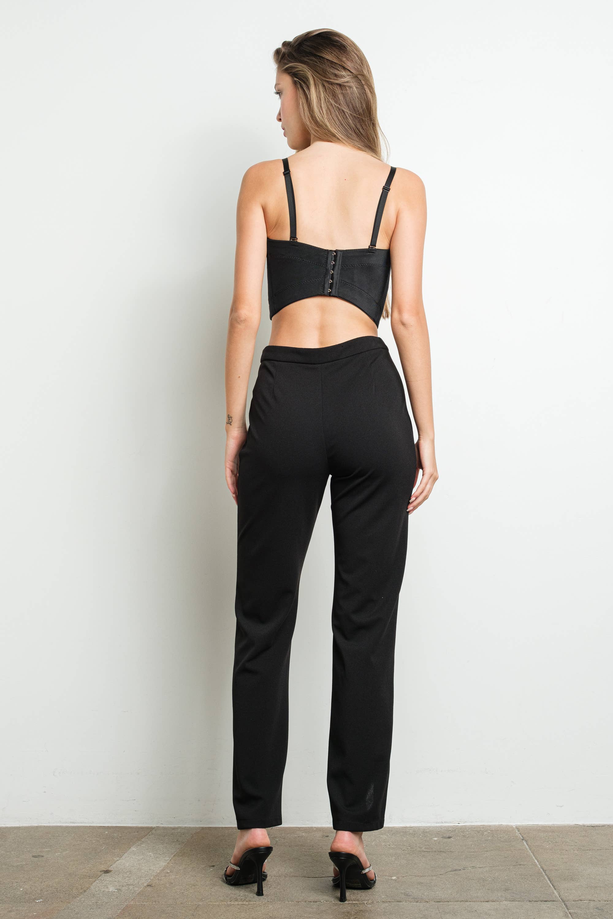 KIWI – wholesale Bustier – Women's – IC2967 Floral motif embellished bustier crop top corset3