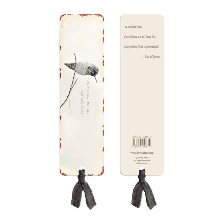 “Rest For Your Soul” Bookmark for wholesale by David Arms