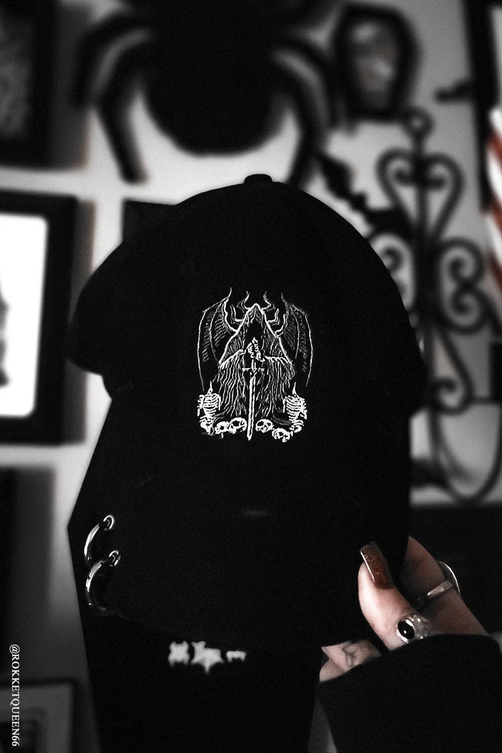 vampirefreaks - Wholesale Baseball Cap - Women's - Grim Reaper Pierced Baseball Cap4