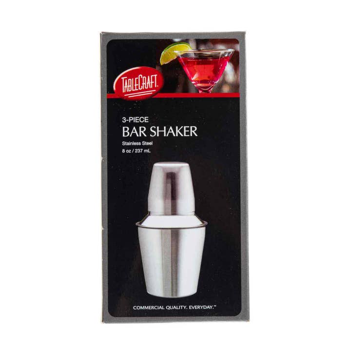 TableCraft Products Company - Wholesale Cocktail Shaker - 8 oz 3-Pc Bar Shaker5