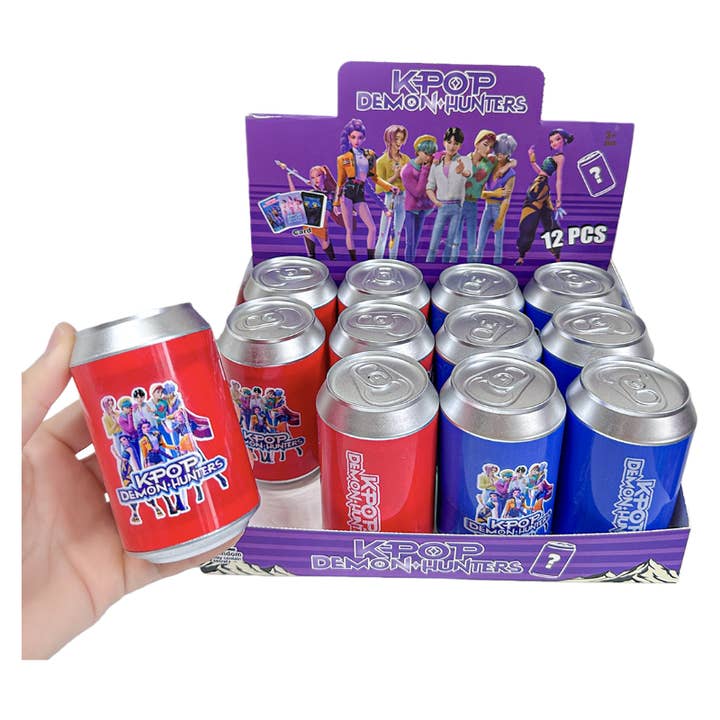 Auraquise - Wholesale Keychain - Unisex - K-POP Demon Hunters Blind Box Keychain Figures – Trendy Can-Shaped Collectible Toys for Bags and Cars0