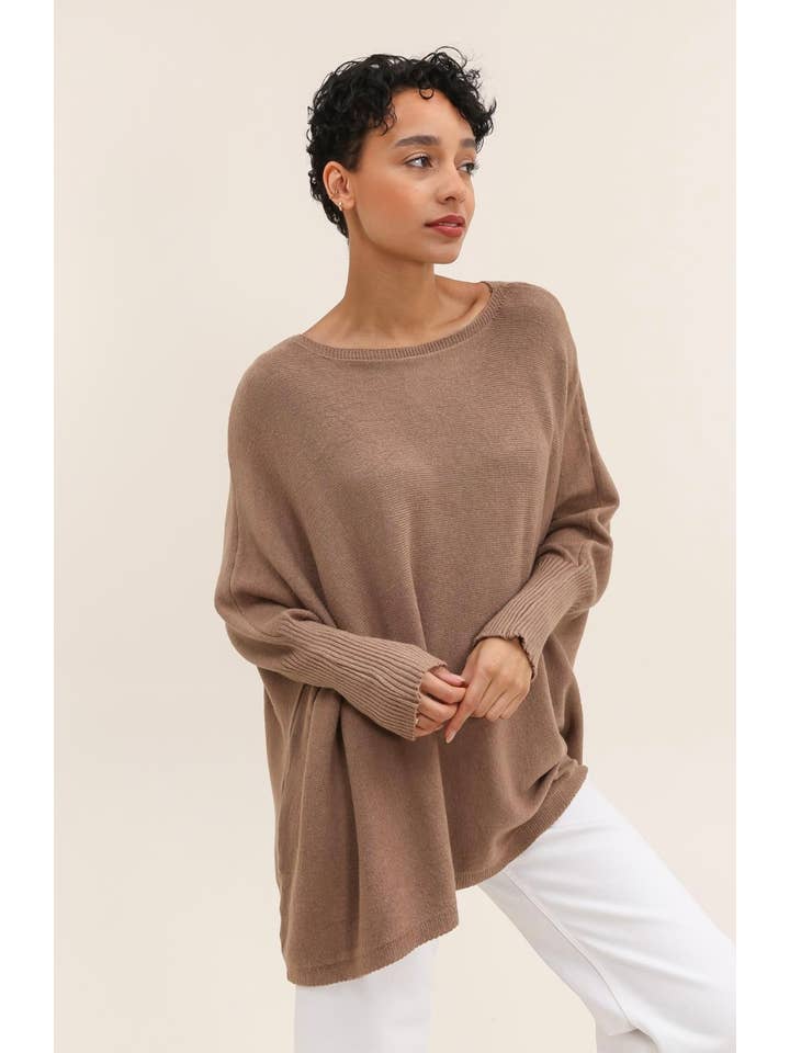 LÉA & LUC - Wholesale Tunic Sweater - Women's - Sweater REF.8717