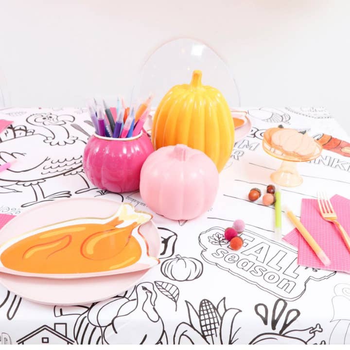 Creative Crayons Workshop - Wholesale Coloring Tablecloth - Kids & Baby - Thanksgiving Coloring Tablecloth8