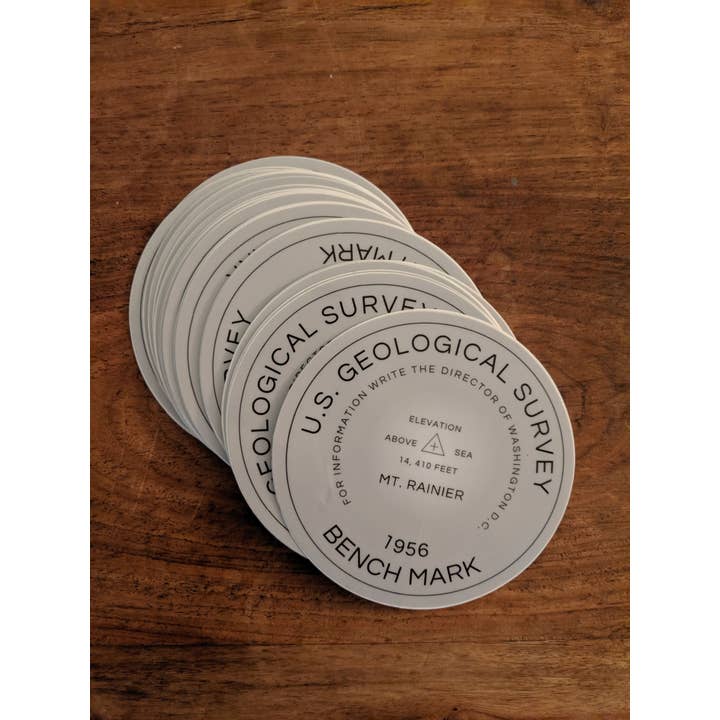 Benchmark Stickers for wholesale by Rainier Watch Supply Co