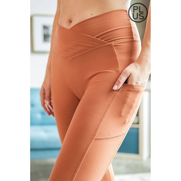 Rae Mode - Wholesale Athletic/Lounge Leggings - Women's - PLUS SIZE V WAIST CAPRI LENGTH LEGGINGS53
