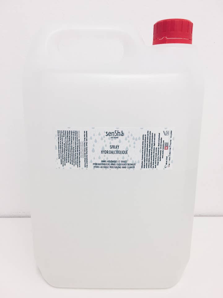 Spray Hidroalcoólico a Granel 3L por atacado de SenShâ Cosmetics Sàrl