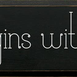 SAWDUST CITY – Sinal por atacado – A paz começa com um sorriso - Madre Teresa (fonte simples)2