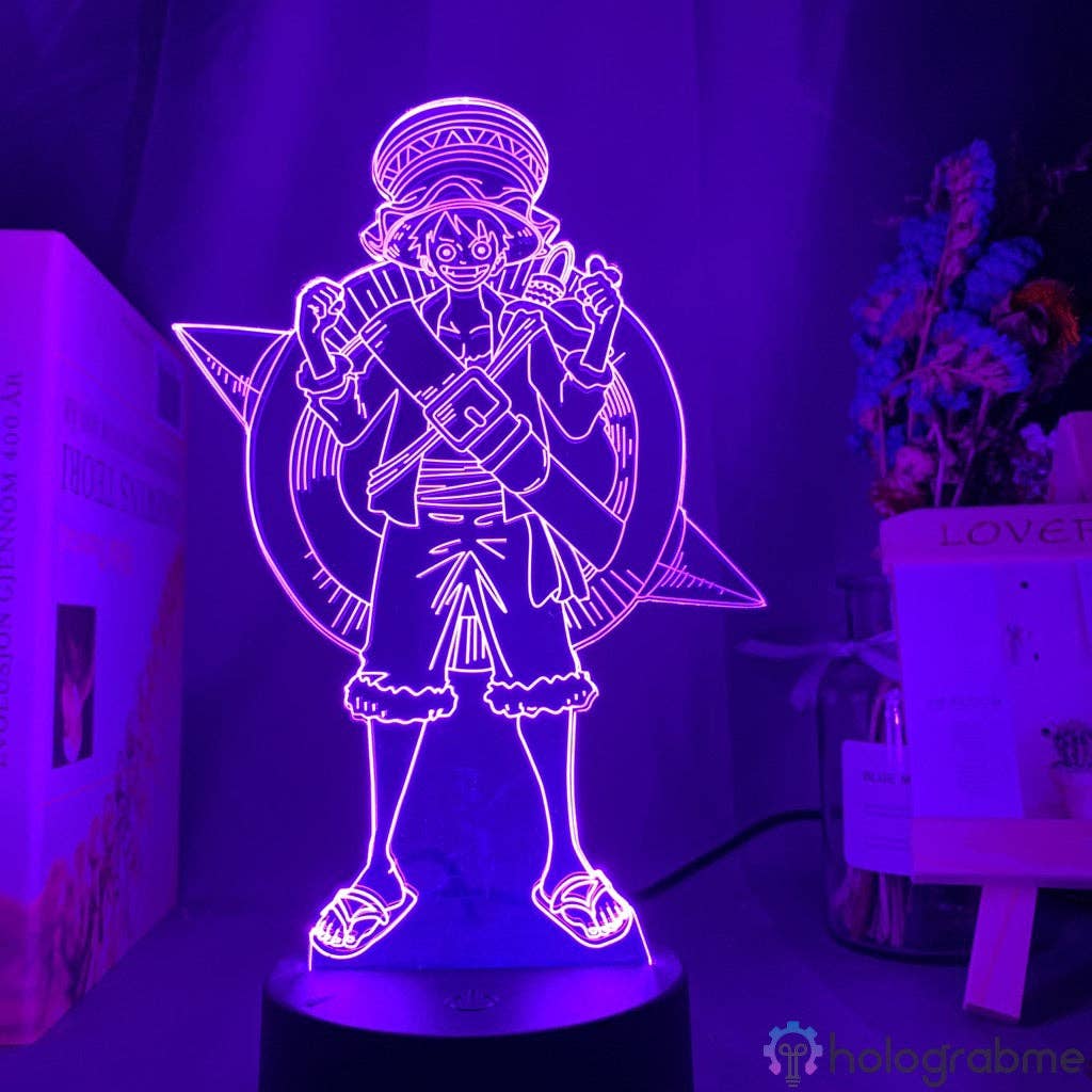 Holograbme - Wholesale Accent/Desk Lamp - One Piece Lamp Captain Monkey D. Luffy3